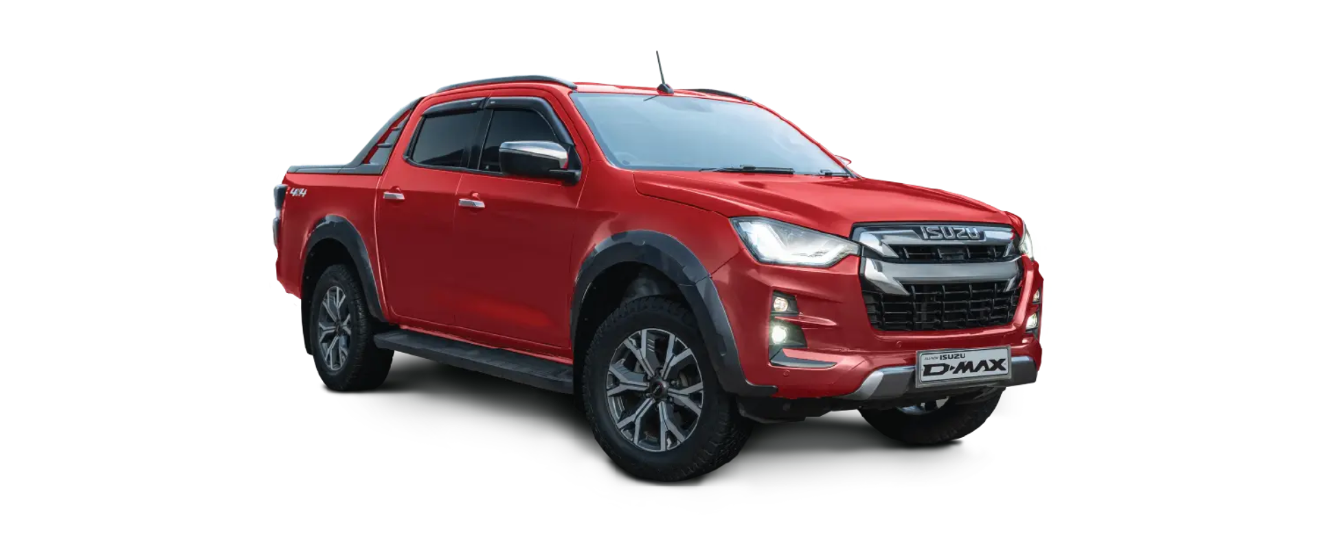 Isuzu D-MAX Pickup Truck in action on a Kenyan dirt road - available from Irene Muendo Isuzu